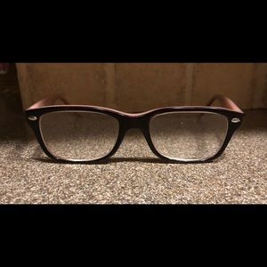 Youth girl Ray-Ban glasses prescription pink black